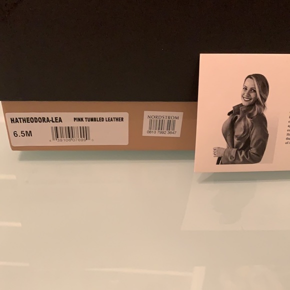 HALOGEN x Atlantic-Pacific Theodora Pink Leather - Picture 6 of 6